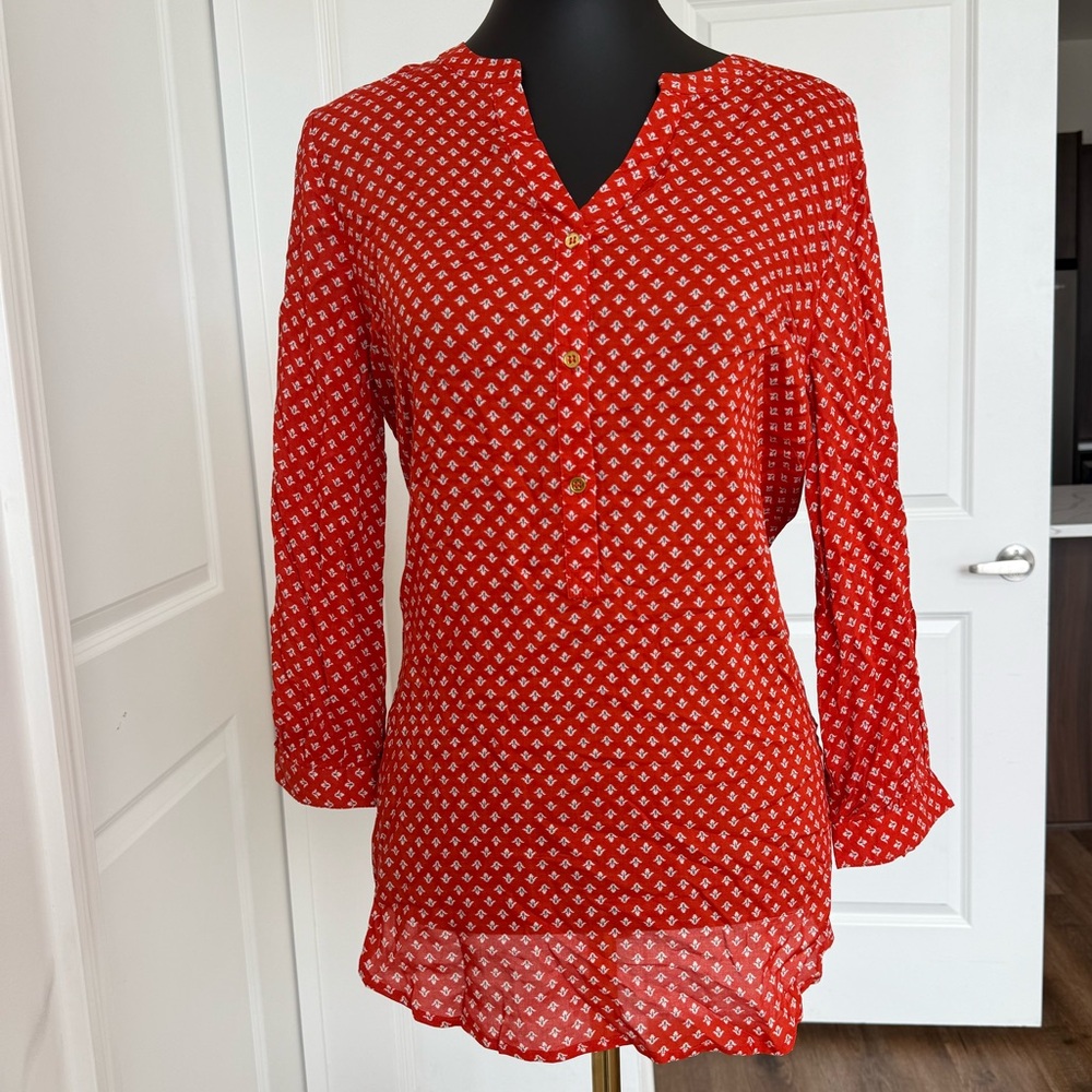 Grand & Greene Diamond Print Blouse